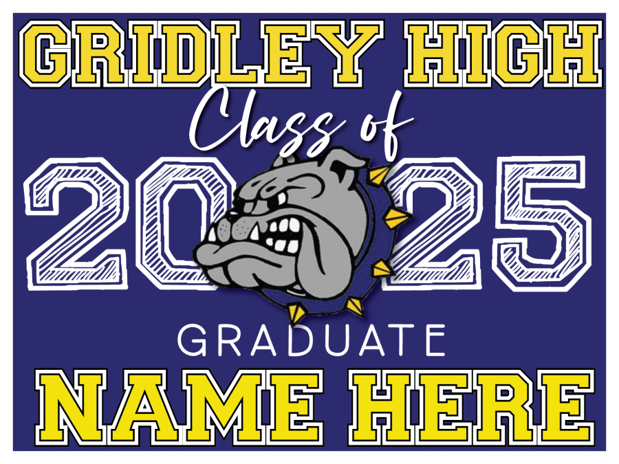 Gridley High School Graduate Sign 002