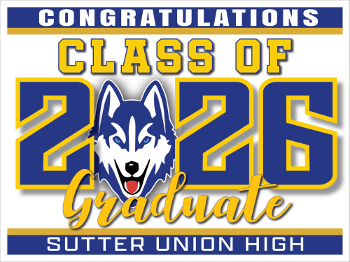 Sutter Union High School Senior Sign 001