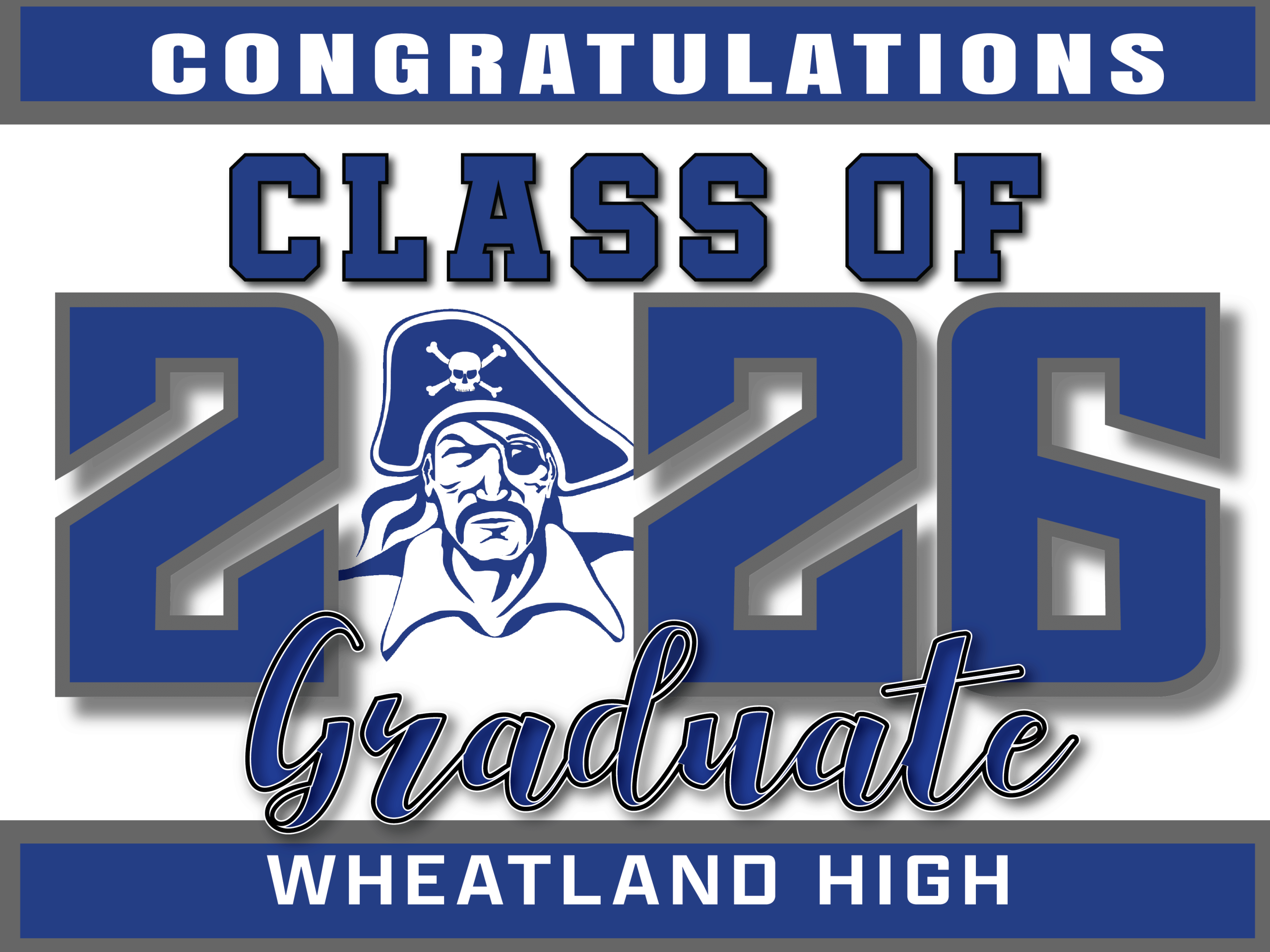 Wheatland Union High School Senior Sign 001