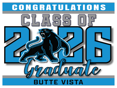 Butte Vista Middle School Graduate Sign 001