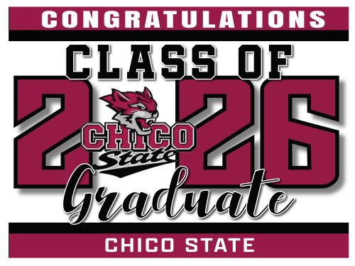 Chico State Graduate Sign 001