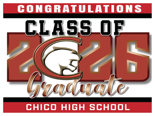 Chico High School Graduate Sign 001