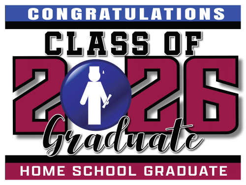 HOMESCHOOL GRADUATION SIGN 001
