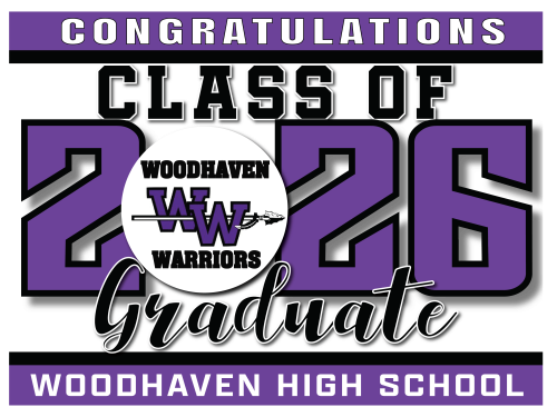 WOODHAVEN SCHOOL GRADUATION SIGN 001