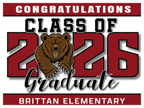 BRITTAN ELEMENTARY GRADUATION SIGN 001