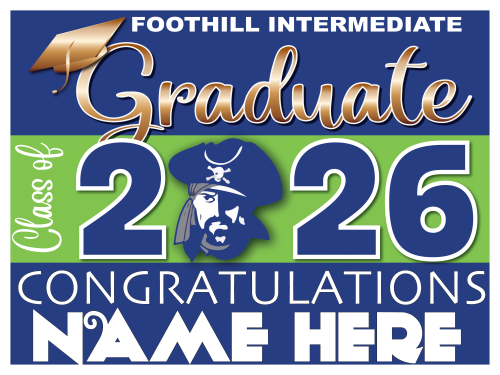 Foothills Intermediate School Sign 003