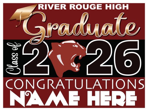 RIVER ROUGE GRADUATION SIGN 003