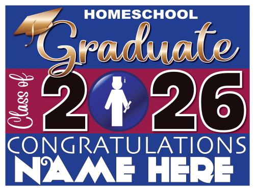 HOMESCHOOL GRADUATION SIGN 003