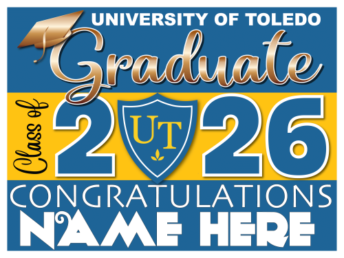 UNIVERSITY OF TOLEDO GRADUATION SIGN 003