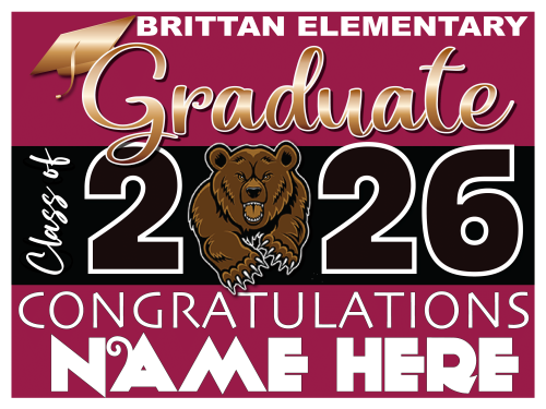 BRITTAN ELEMENTARY GRADUATION SIGN 003