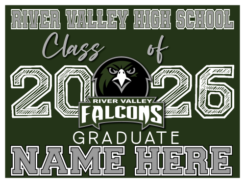 River Valley High School Senior Sign 002