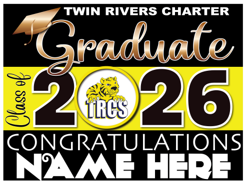 Twin Rivers Charter School Sign 003